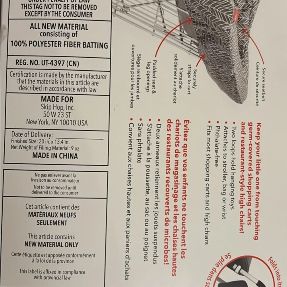 Skip Hop cart and highchair cover NIB - Picture 3 of 3